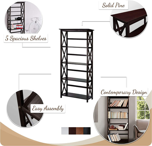 8-Shelf Bookcase